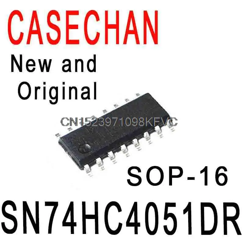 10PCS New and Original 74HC4051 74HC4051D SMD SOP-16 Analog Multiplexer/Signal Separator In Stock IC SN74HC4051DR