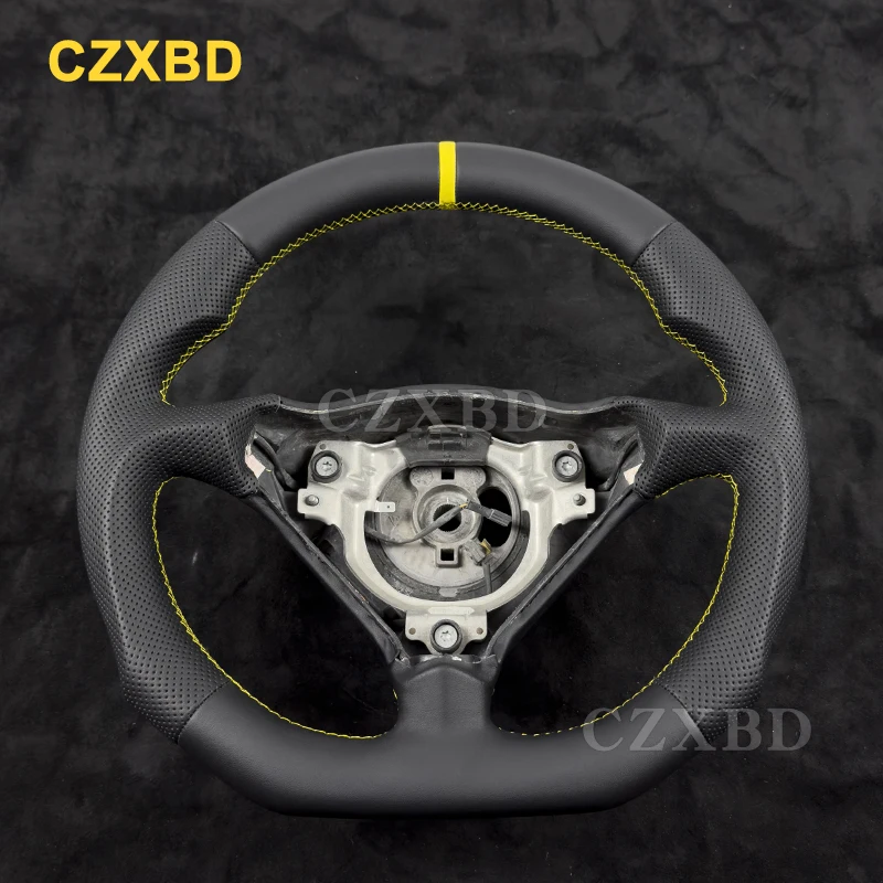 

For Porsche 996 986 Black Leather Steering Wheel High Quality Sport Wheel Customized