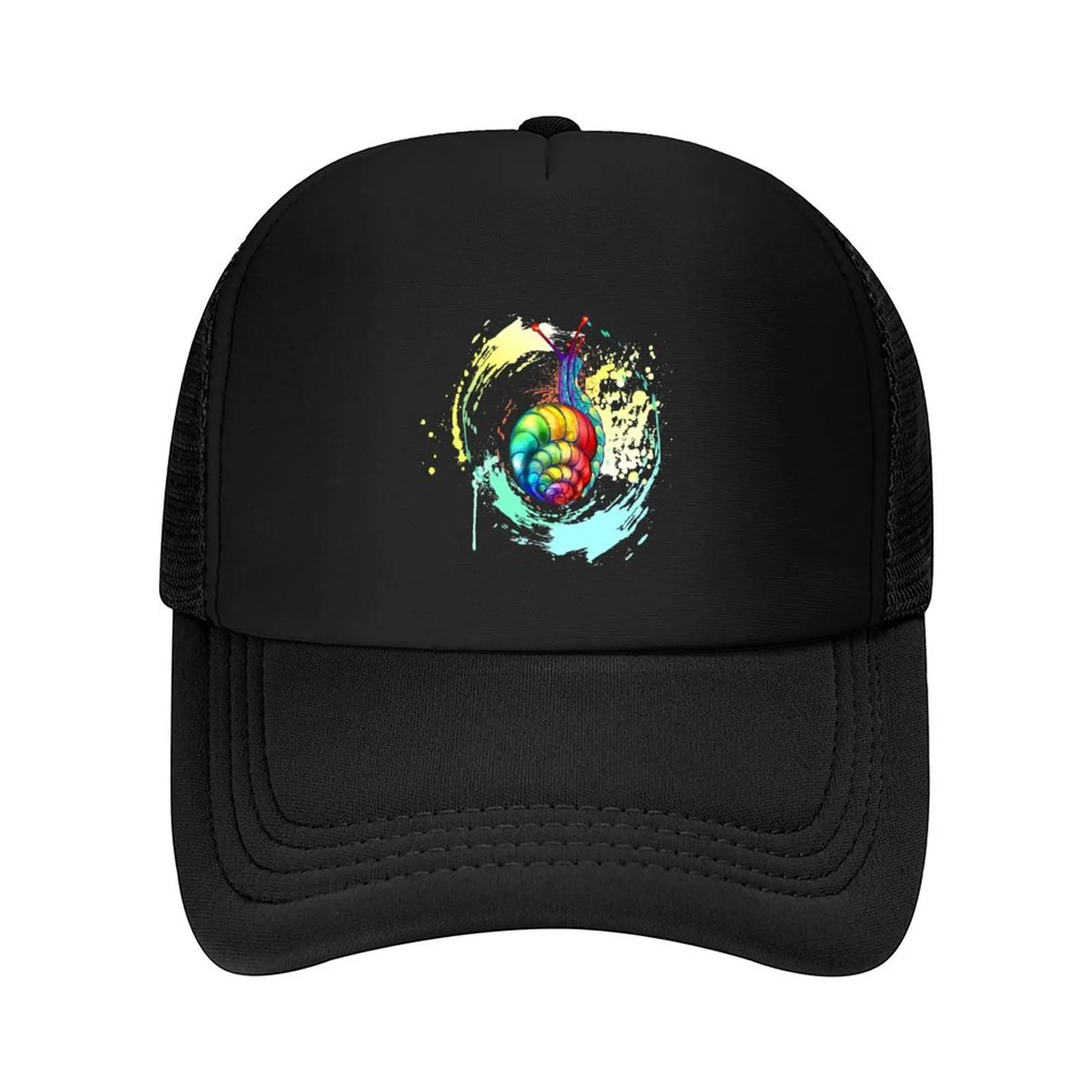 

Rainbow Snail Baseball Cap funny hat Sun Hat For Children fun hats Dropshipping Women's Beach Men's