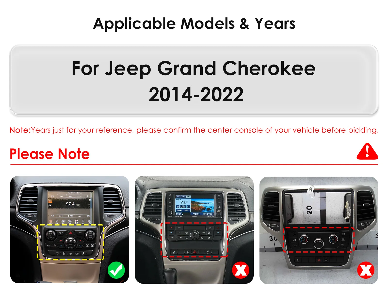 Hizpo 9,7-Zoll-Android-Auto-Multimedia-Player für Jeep Grand Cherokee 2014 - 2022 Carplay Navigation GPS 4G WIFI Stereo Radio BT – Detail 6