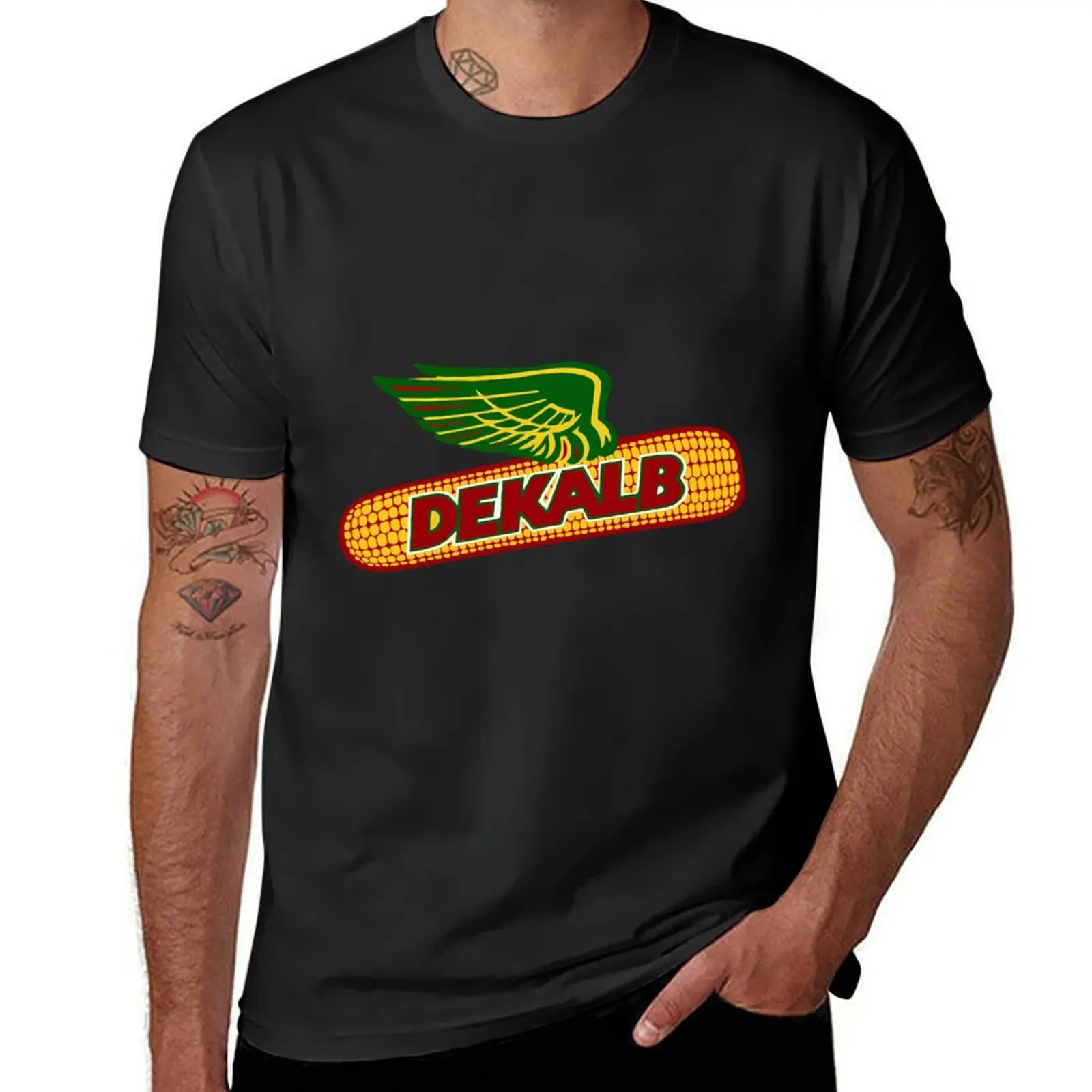 Dekalb Logo T-Shirt oversizeds blanks sweat cute tops mens white t shirts