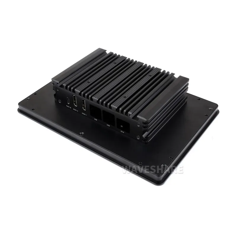 Industrial HMI Touch Display For Raspberry Pi 8 10.1 Inch Dual 4K HDMI 10 Point Touch Optical Bonding Aluminum Case