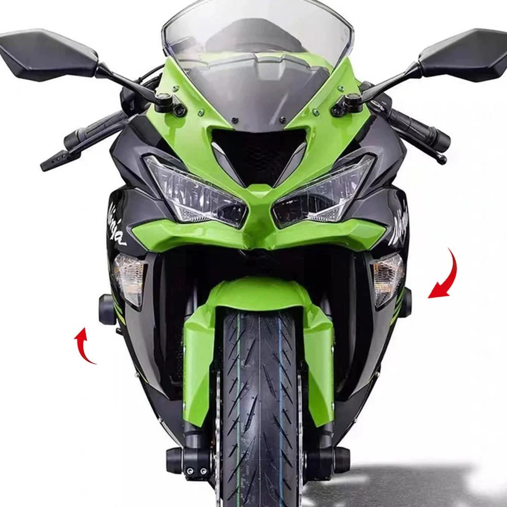 For Kawasaki ZX6R ZX-6R ZX636 2024-2025 Motorcycle Falling Protection Frame Slider Fairing Guard Crash Pad Protector