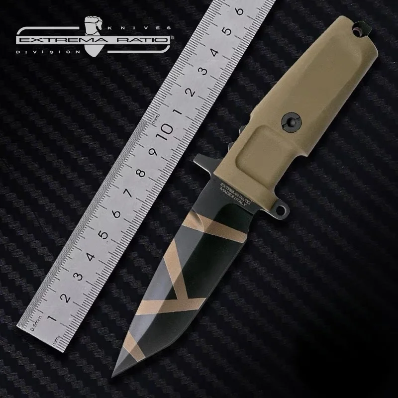 

EXTREMA RATIO Mini Multi-functional straight knife, wilderness survival hunting knife, fishing, mountain climbing knife