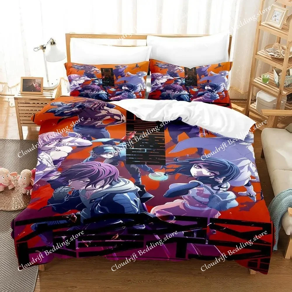 

Akudama Drive Bedding Set Single Twin Full Queen King Size Bed Set Adult Kid Bedroom Duvet Cover Sets 3D Anime Bed Sheet Set