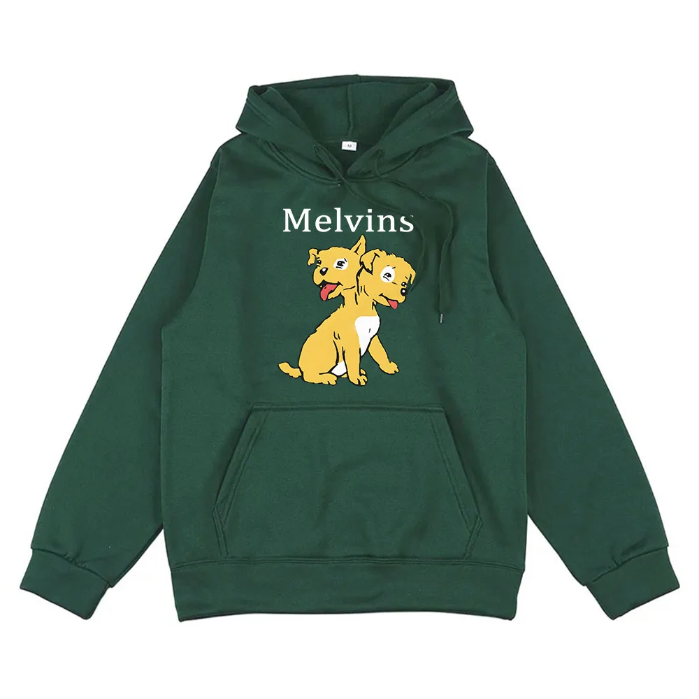 Men Heavy Mental Melvins Hoodies Music Band Houdini Album Graphic Sweatshirts Long Sleeve Winter Hooded Pullovers Sudaderas Boys