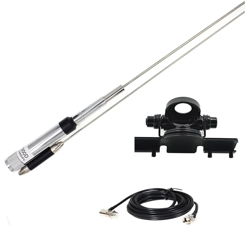 

New Mobile Radio Quad Band Antenna 144/220/350/440MHz for QYT KT-7900D Car Walkie Talkie ANT-7900D Mobile Antenna(C)