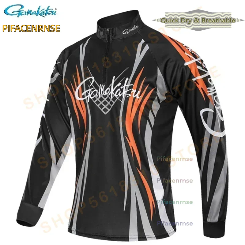 Clothing Fishing Long Sleeve Clothes Anti-UV Sunscreen Breathable Quick Drying Outdoor Sports Summer Fishing Shirts