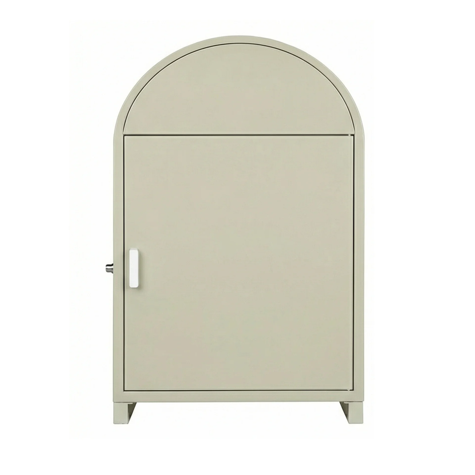 IPX55 Rainproof Secure Locking Parcel Delivery Box with Elegant Arched Top for Residential Package Drop-off