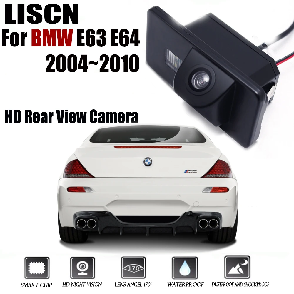 

For BMW E63 E64 2004~2010 CCD Night Vision Backup camera license plate camera Reverse Rear View Camera