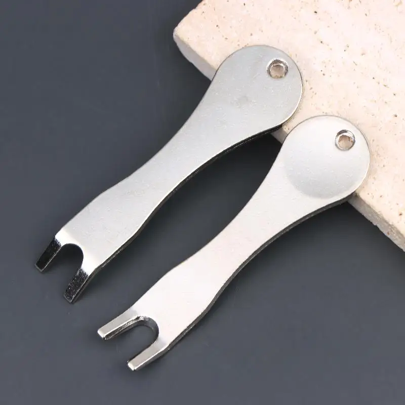 1/5Pcs Guitar Bridge Pin Remover String Nail Peg Puller Tool Chrome Metal Acoustic Folk Bass Pulling Bridge Extractor Accessory