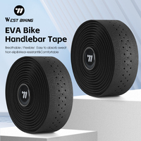 WEST BIKING EVA Bicycle Handlebar Tape Anti-Slip Damping Shock Absorb Wrap Bar Tape Soft Breathable High Tenacity Road Bike Tape