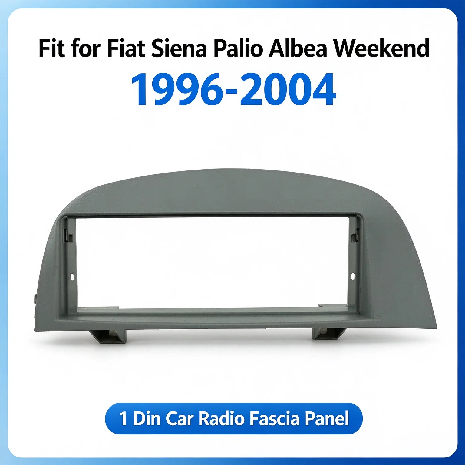 1 Din Car Radio Fascia Frame for Fiat Siena Palio 1996-2004 Albea Weekend Dash Panel Trim