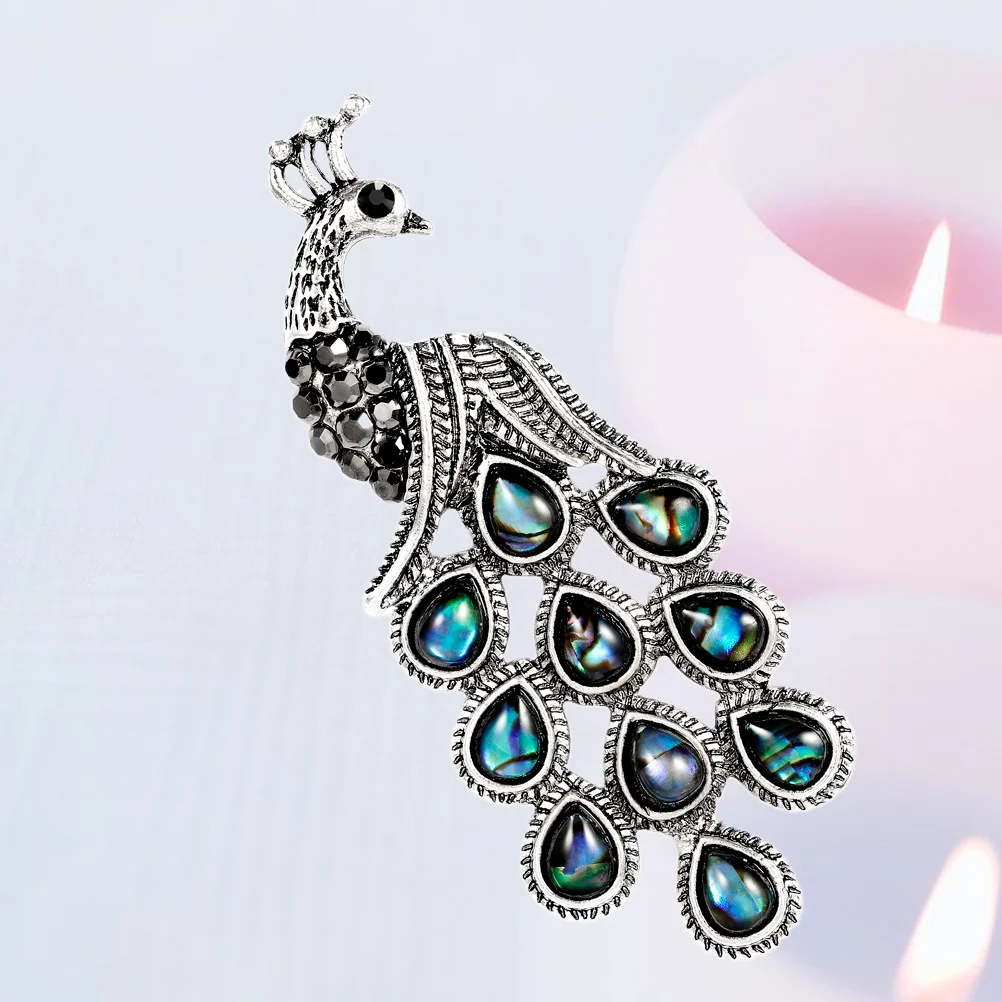 الطاووس شل بروش قسط لامعة فو اللؤلؤ تصميم لافتة للنظر المرأة مجوهرات الأزياء حجر الراين دبابيس حجر الراين بروش