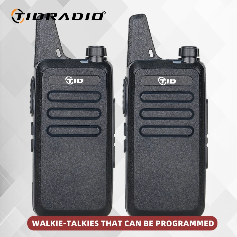 

TIDRADIO Long Range Walkie Talkie 2 Pcs Included Portable Mini Tow Way Radio Station Wireless Set -C ChargeTD-M8S