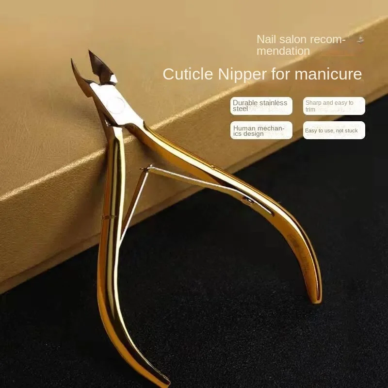 

For Nail Beauty Scissors Exfoliating Cuticle Nipper for Nail Beauty Shop Stainless Steel Pedicure Nail Pusher Barbed Set