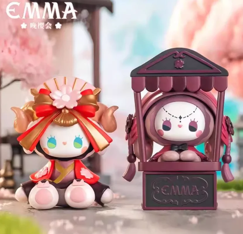 الأصلي EMMA سر الغابات زهر الكرز صندوق أعمى لعبة عصرية لطيف دمية فتاة هدية عيد ميلاد لعبة الطرفية الديكور #5