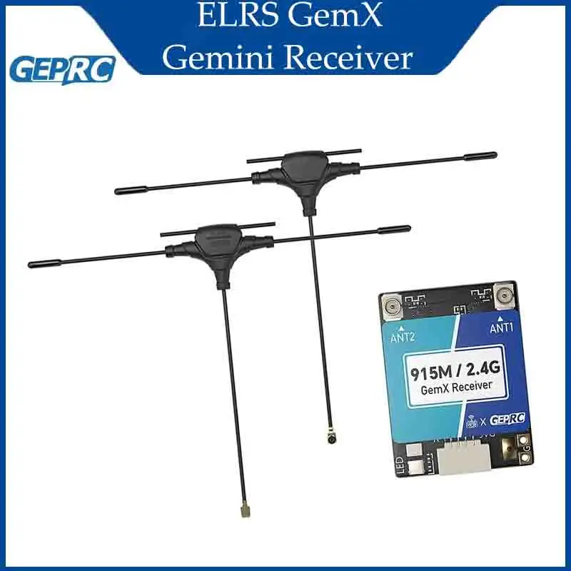 

Приемник GEPRC ELRS GemX Gemini 915M 2,4G 25-1000 Гц Скорость освежения 5 В Напряжение 100 МВт Возвратная мощность Ipex1 Антенна для FPV RC Инструменты