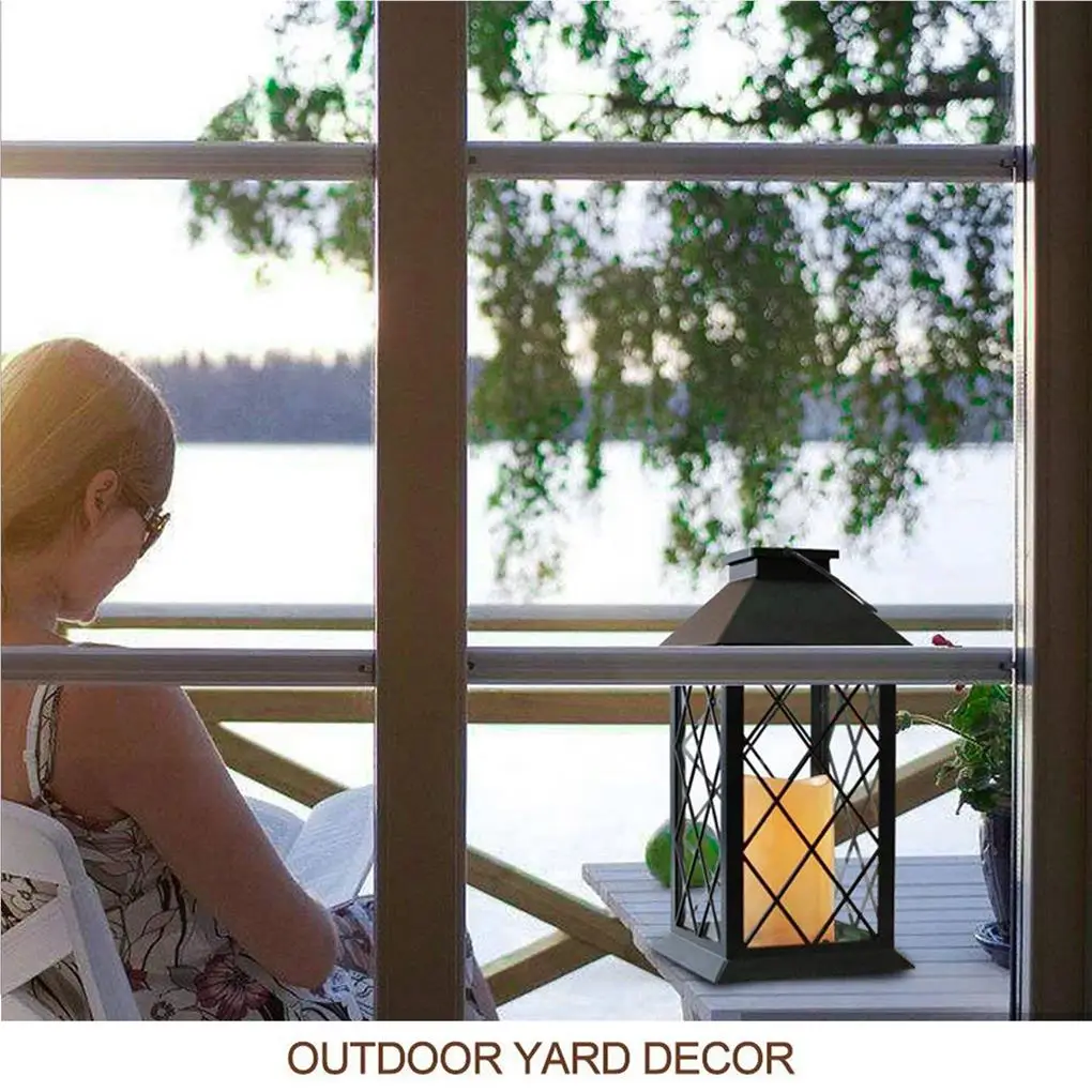 ضوء البطارية في الهواء الطلق، مصابيح LED متينة على ضوء الشموع، مصابيح تخييم عالية الصلابة، ديكورات الحديقة المطلية لغرفة المنزل