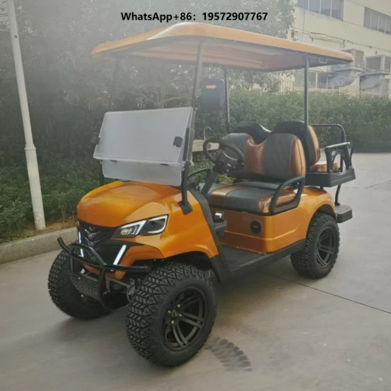 Affordable Latest electric or gas powered golf cart 4 seats