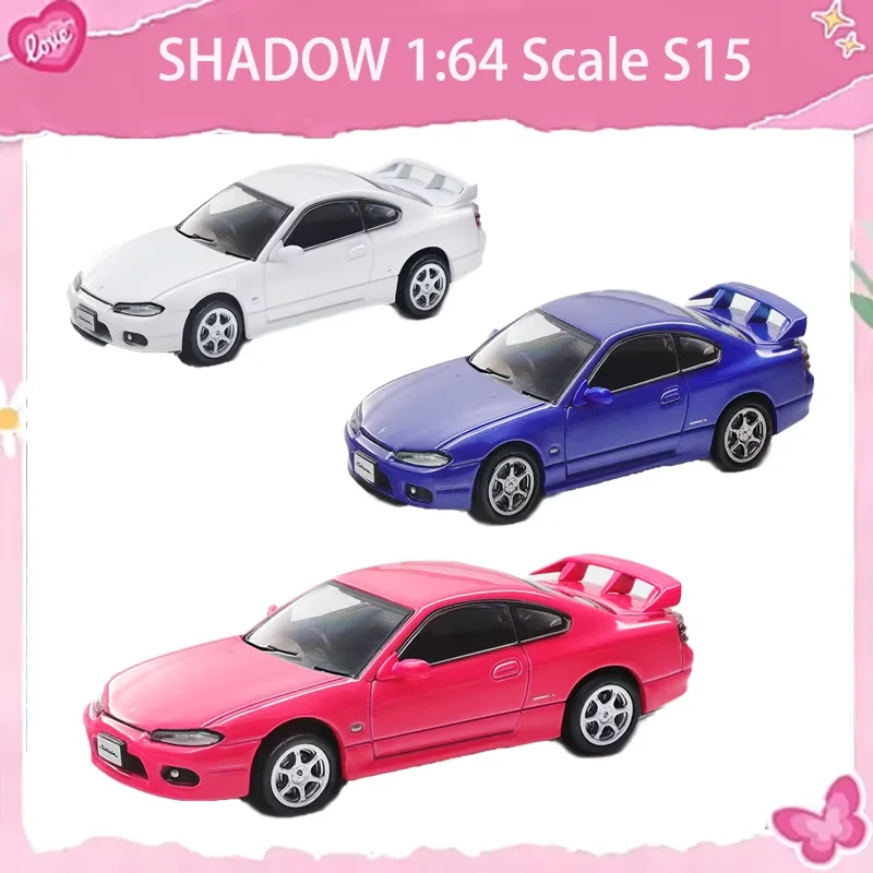 

Предпродажа SHADOW 1:64, масштаб S15, имитация сплава, модель автомобиля, статическая коллекция, украшенные праздничные подарки, игрушки, сувенирный подарок