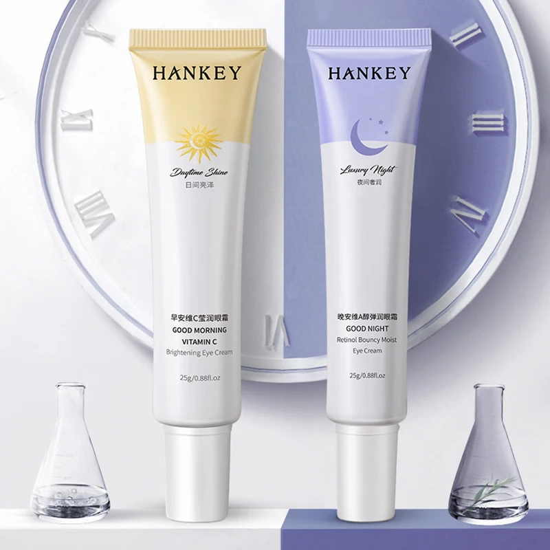 1/2pcs Vitamin C Retinol Eye Cream Anti Dark Circles Eye Bags Removal Firming Moisturizing Eyes Cream for Eyes Skin Care