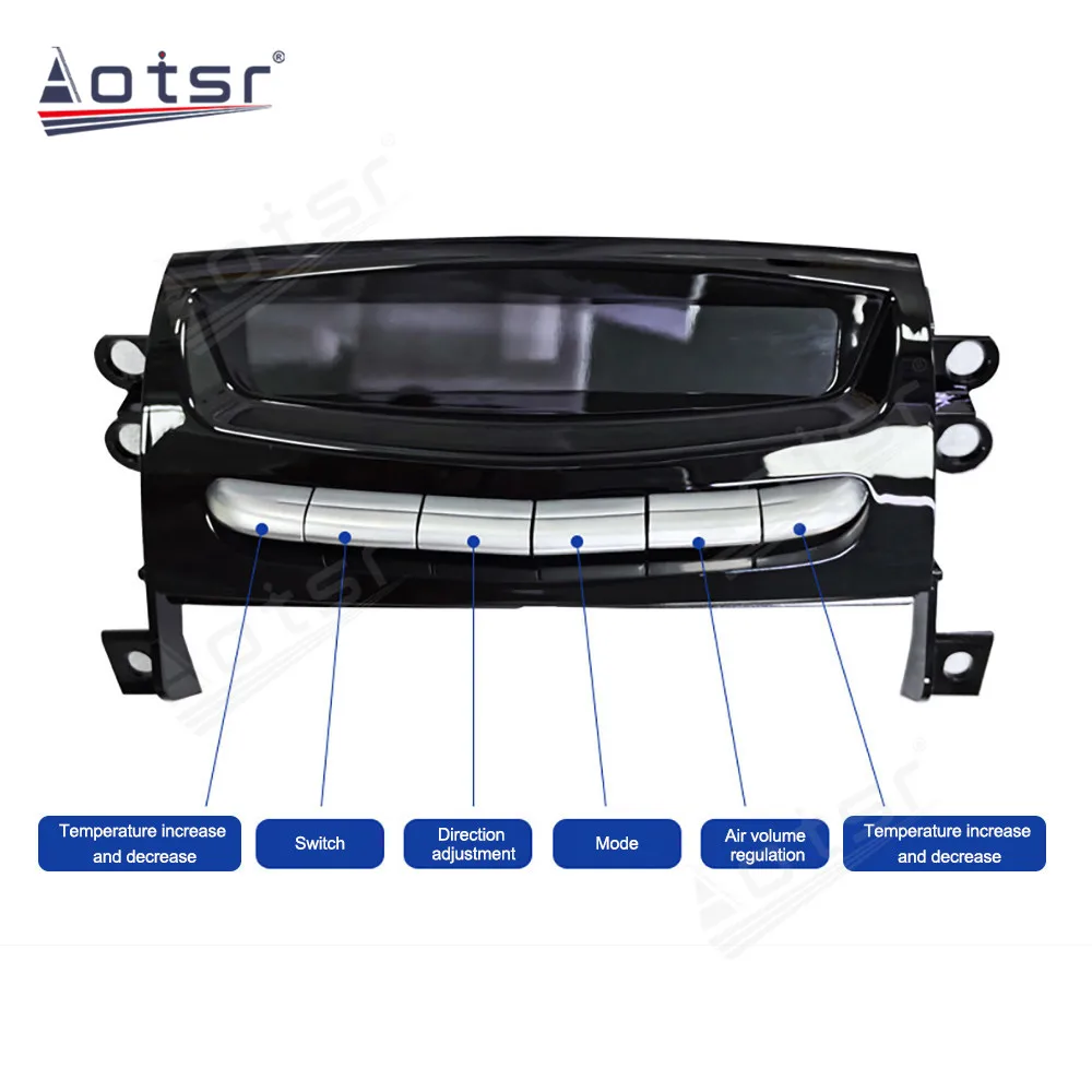 لكاديلاك XT5 CT6 2016-2024 الخلفية سيارة تعمل باللمس التحكم في المناخ لوحة التيار المتناوب ترقية الملحقات الداخلية