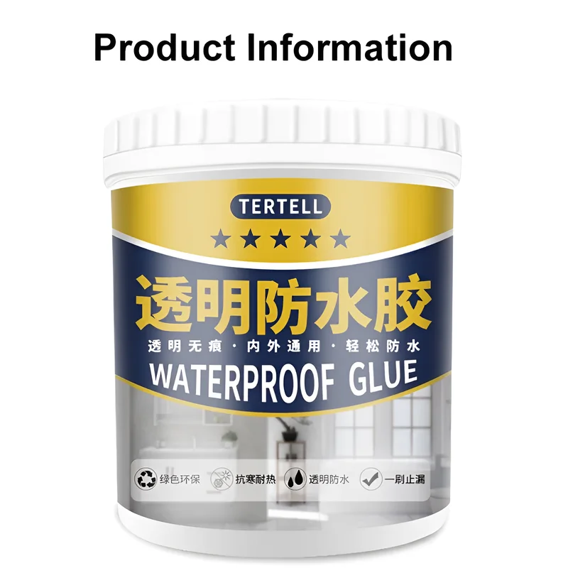 Transparent waterproof glue Invisible Waterproof Agent Transparent Sealing Coating Leak-Free Glue Adhesive Super Sealant