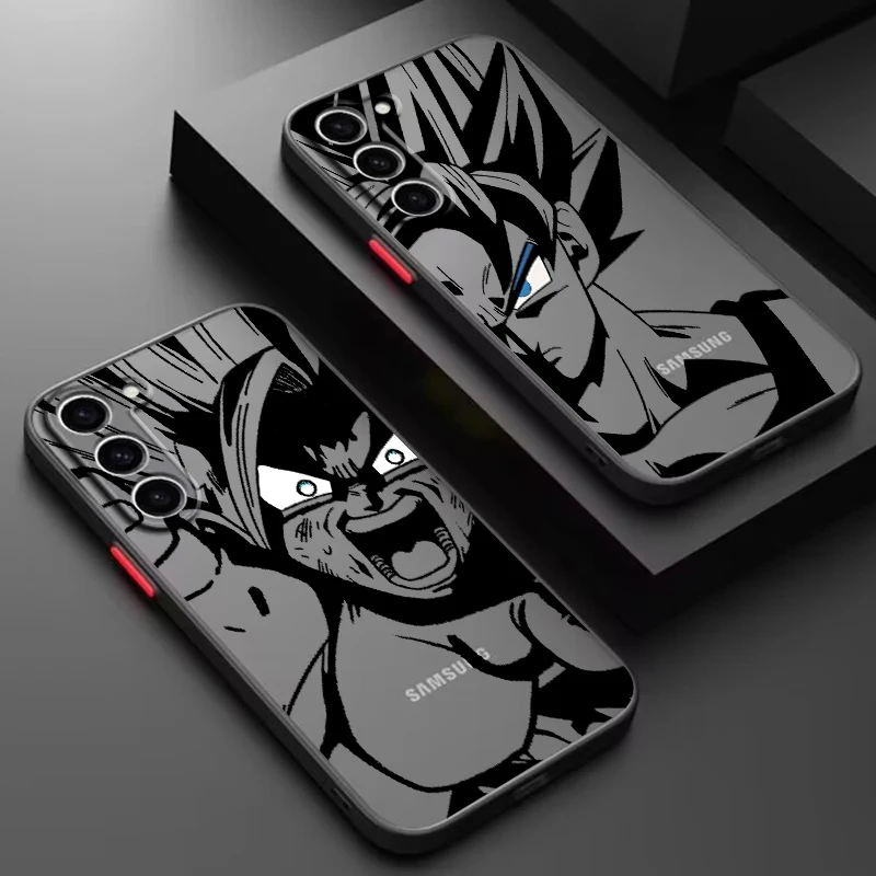 Luxury D-Dragons Balls Gokus Phone Case For Samsung Galaxy S25 S24 S23 S22 S21 S20 S10 FE Note20 Plus Ultra Lite 5G Back Cover