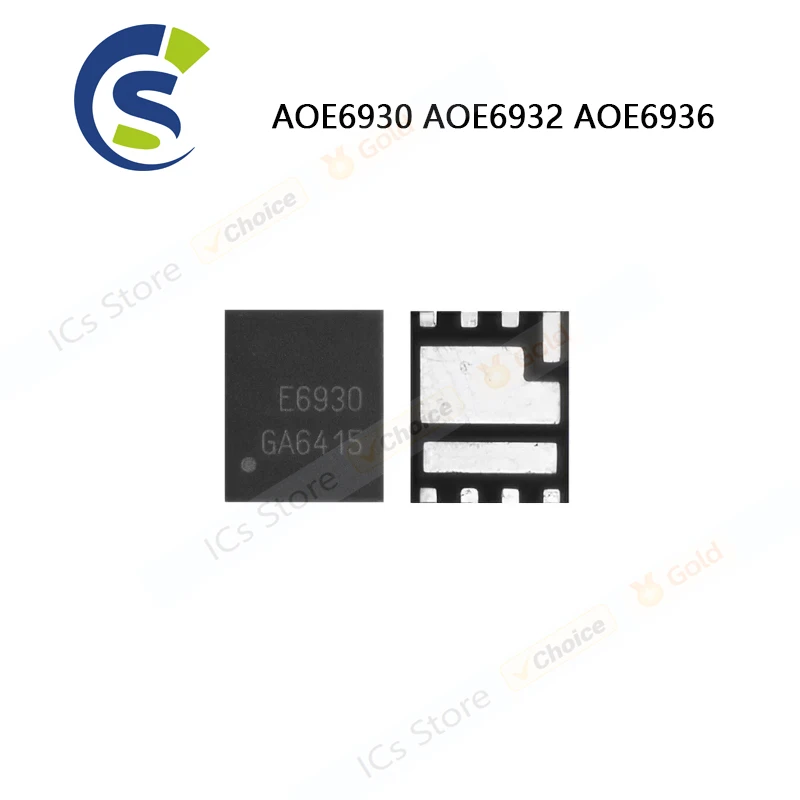 5PCS 100% Neue AOE6930 AOE6932 AOE6936 E6930 E6932 E6936 QFN-8