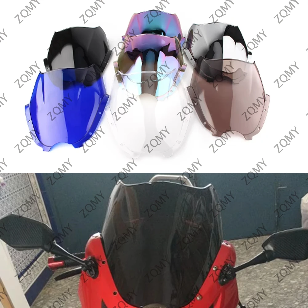 Motorcycle Windshield Windscreen For Hyosung GT125 GT250R & For ATK GT650R & For UM V2S-250R V2S-650R & For Kasinski MIRAGE 250R