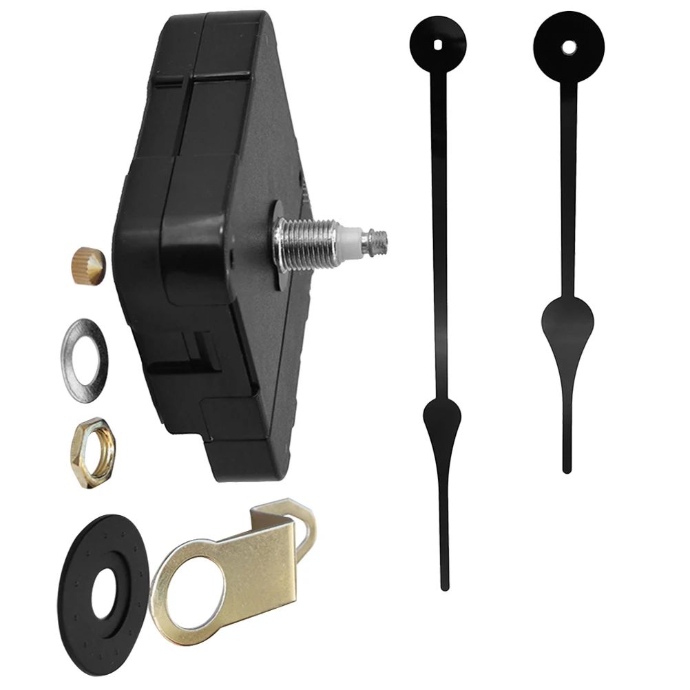 

1Pcs Clock Movement Simple Durable 17mm Hanging Repair Replacement Metal Hook Home Wall Clock Accessory Movement Kit