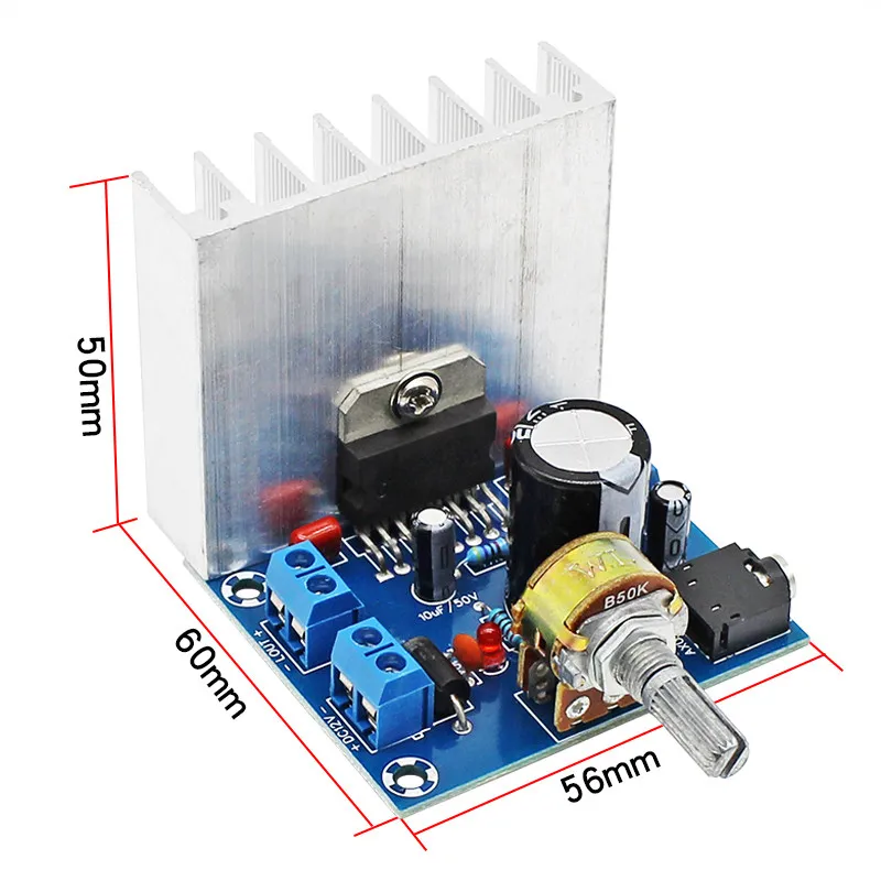 Powerful TDA7377 Amplifier Board for Speaker,2.0 Dual Channel Noiseless 12V DIY Audio Module