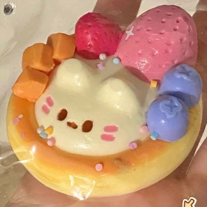 Jouet Squishy anti-Stress pour tarte aux œufs de dessin animé Kawaii, jouet à presser Fidget, Mochi Squishy, anti-Stress, jouets Fidget