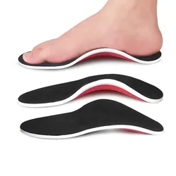 Palmilha de Correção do Pé Plano, Arch Support Pad, Respirável Tipo XO Eversão e Inversão, Palmilha Elástica Alta EVA