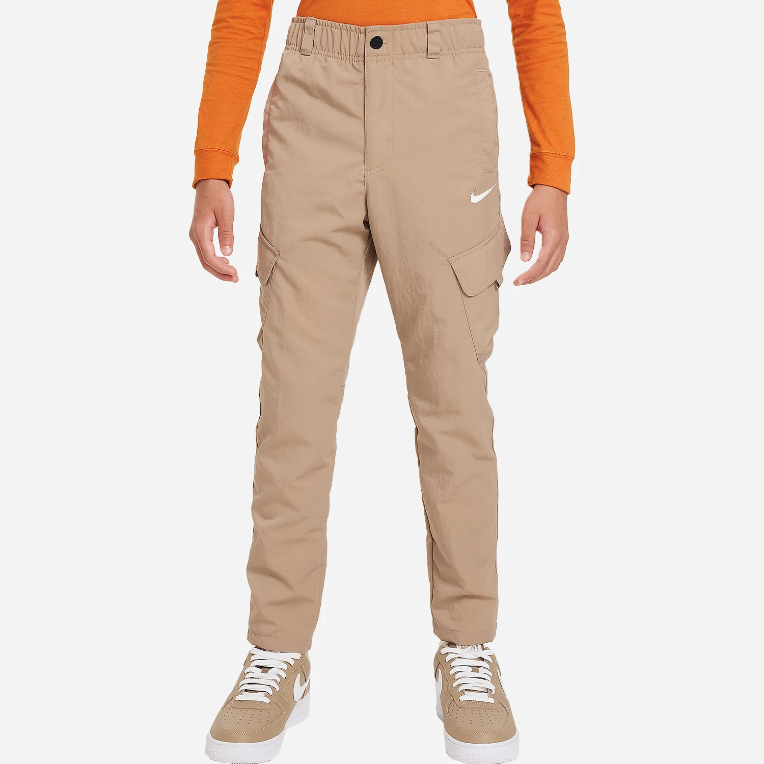 

Оригинальные повседневные брюки Nike Outdoor Play для больших детей, тканые, в стиле рабочей одежды, FD3239-247