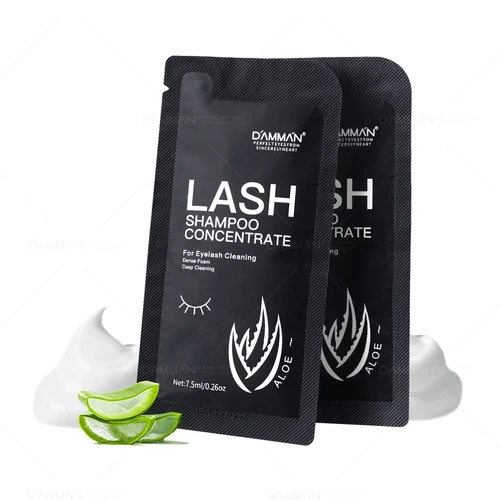 Imagen 2 del producto Champú concentrado para pestañas, limpieza para extensión de pestañas, Mousse súper concentrado, limpiador sin irritación para salón y uso doméstico