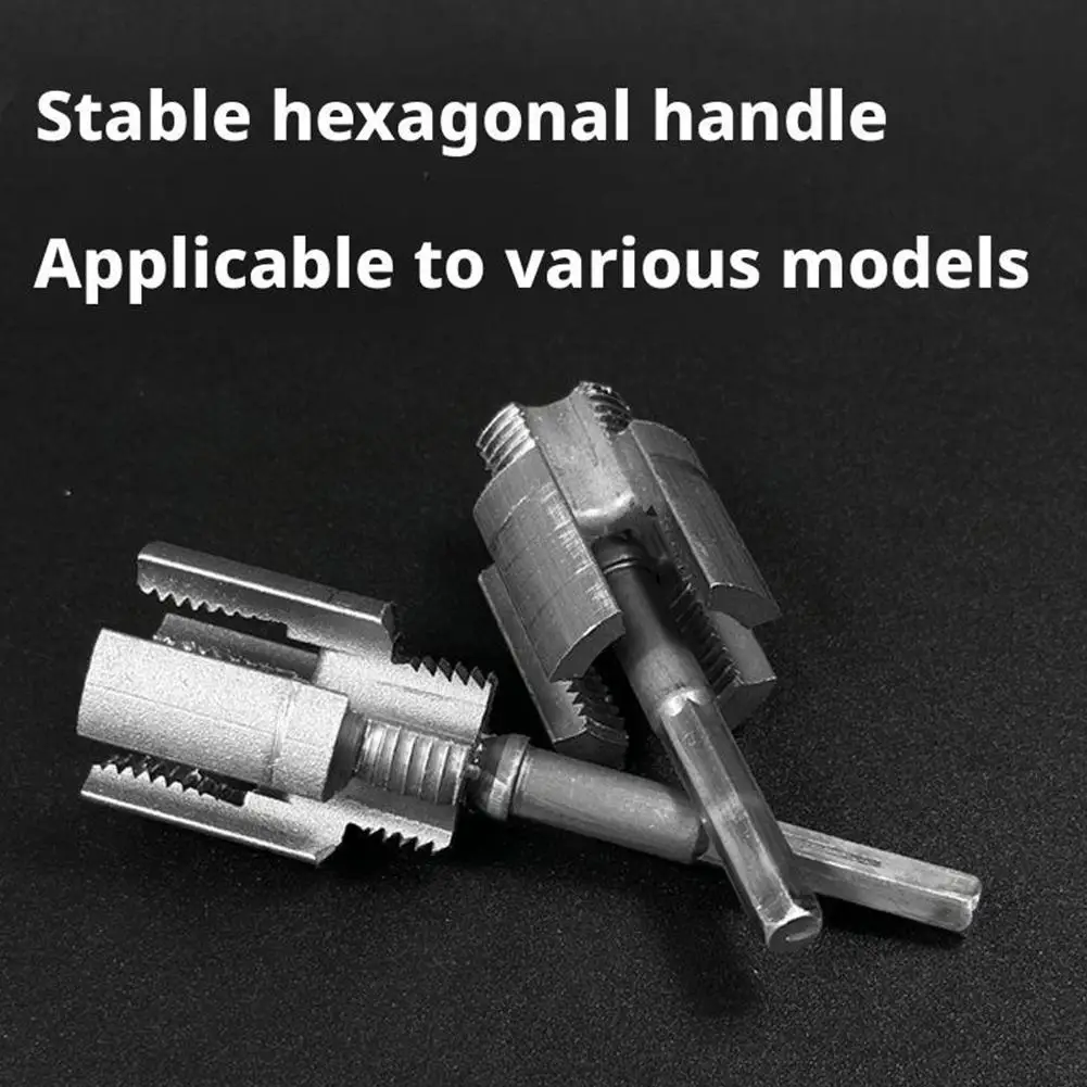 

1 Set DN15 DN20 Pipe Threading Tool Hex Shank Die Internal External Threads 1/2 3/4 Water Pipes PPR PVC MPP Detachable