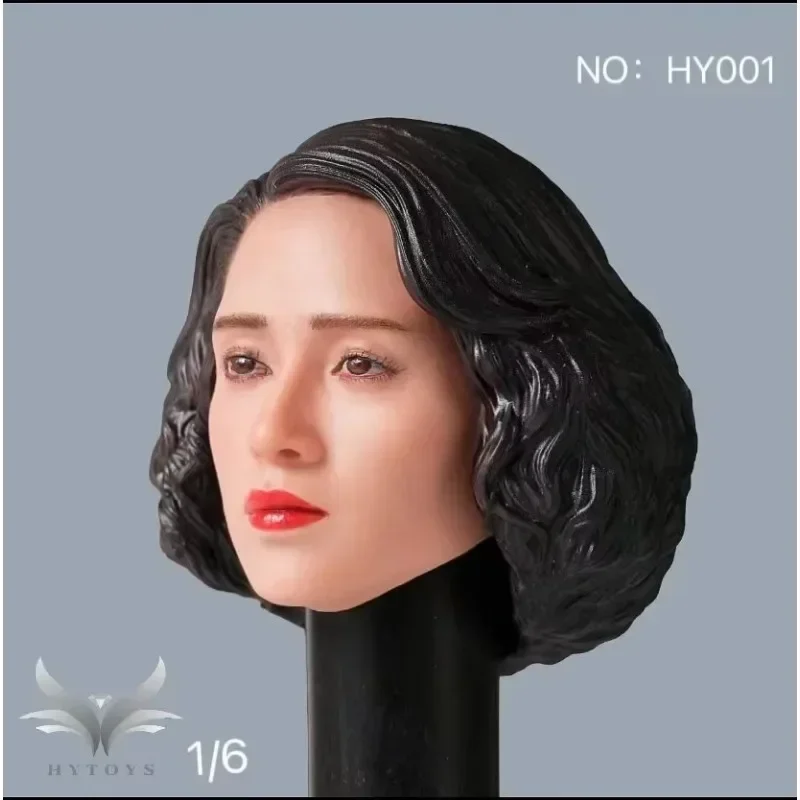 1/6 Anita Mui Head Carving Aisan Singer Actress Head Sculpt Model Fit 12" Female Soldier PH TBL Action Figure Body Dolls HY001