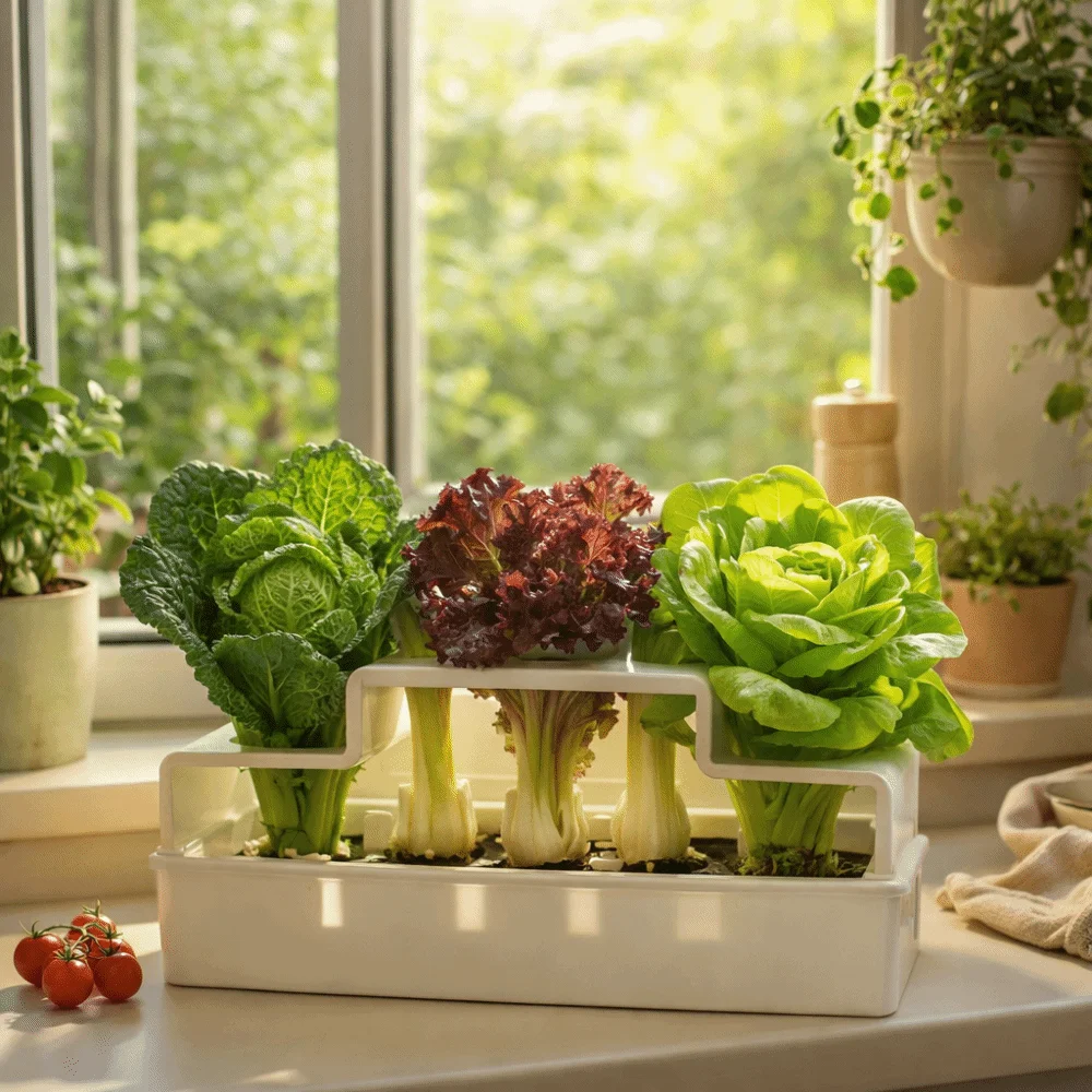 Plastic Hydroponic Vegetable Box Ventilated Repeated Growth Cultivation Pot Hydroponic Planter Soil-Free Water Cultivation Box