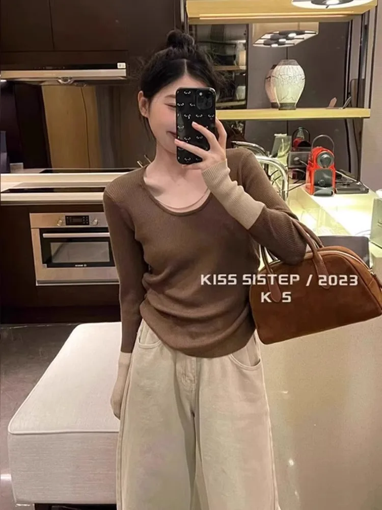 

Sweaters Jumpers Pullovers Women For Loose Youth Women Tops Leopards Pattern Christmas Holiday Festival Season Gift Present Warm