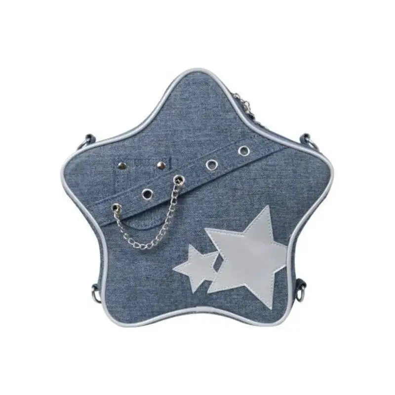 Bloom Haruku Star Sier Ita Backpack Women Lolita Transparent Shoulder Crossbody Bags Ladies Sweet Cute Y2k Backpacks