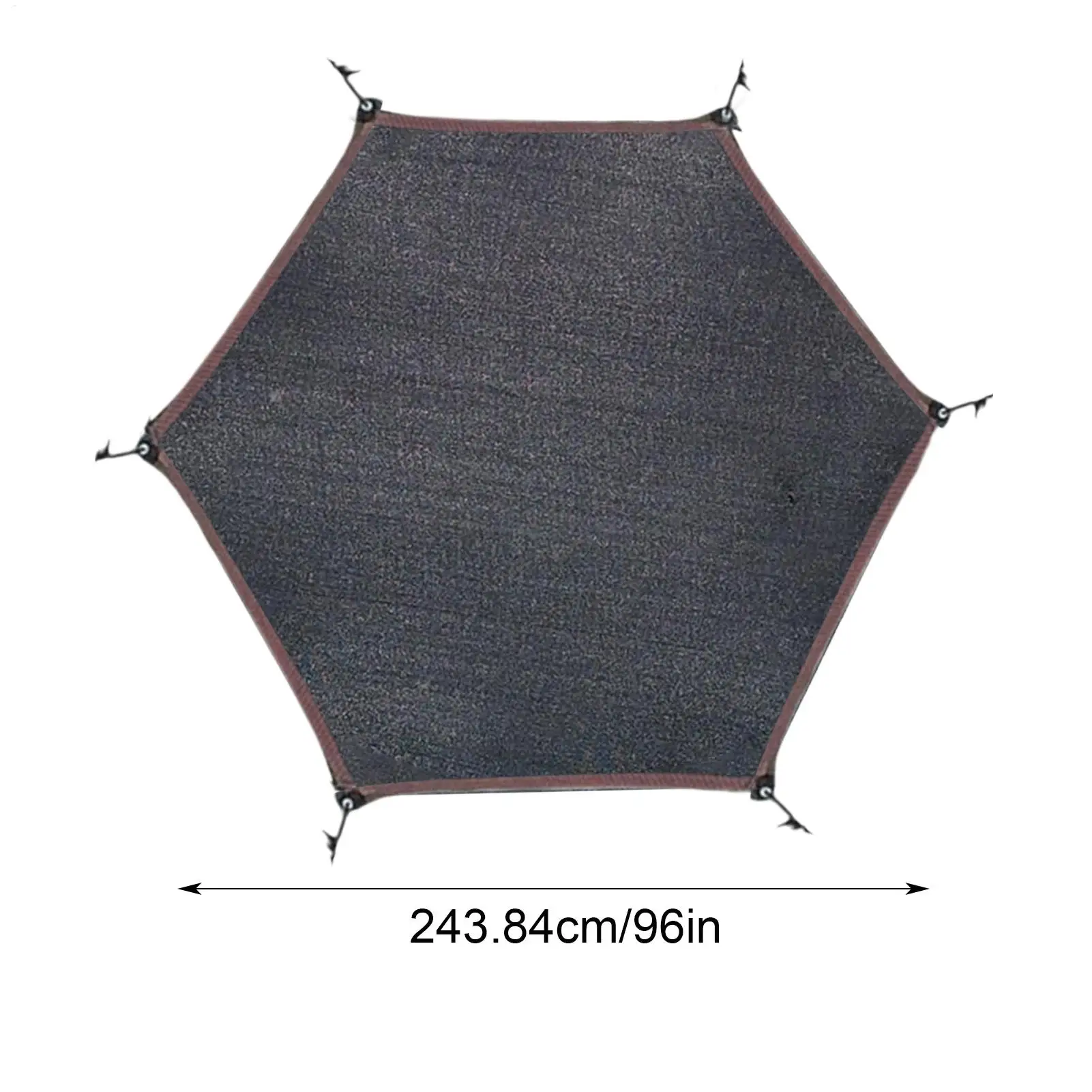 Wasserdichtes UV-Schutz Oxford Trampolin-Überdachung Schattenzelt Abdeckung 8 10 12 14 Fuß Outdoor Garten Heimfitness Kerntraining – Detail 11