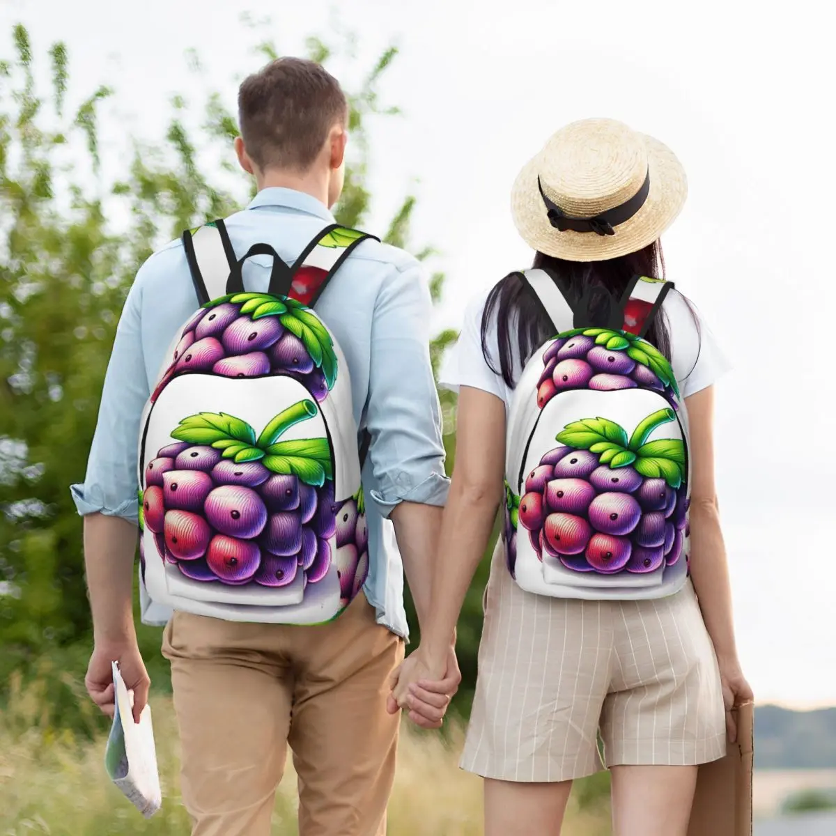 

Plush Toy Blackberry Backpack Student Boys Girls BookBag Children School Bag Computer Shoulder Bags for Men Women