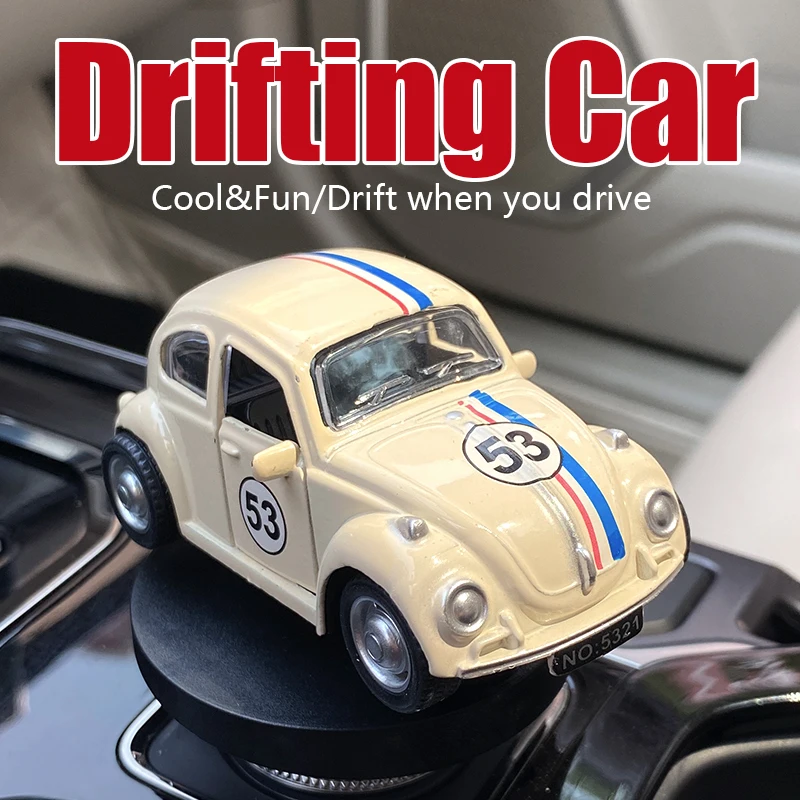 Cola de pez giratoria a la deriva, columpio móvil, divertido, retro, vintage, adornos para coche, tablero, accesorios interiores, decoraciones interiores