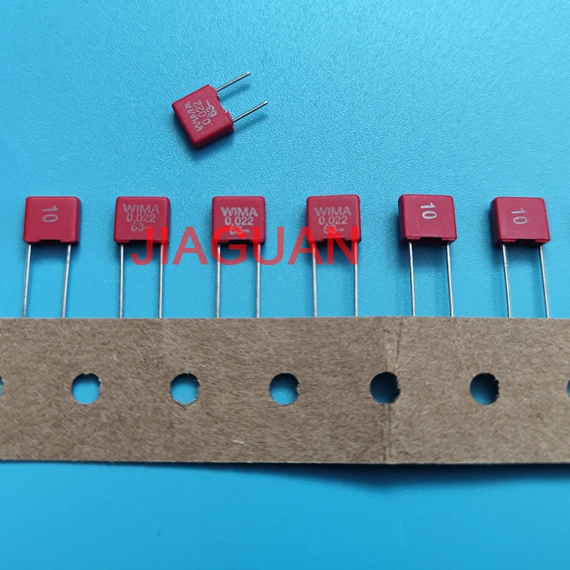 10PCS RED WIMA MKS2  63V 100V 15NF 22NF 1NF 153 223 102 PCM5mm  promotion Audio NEW