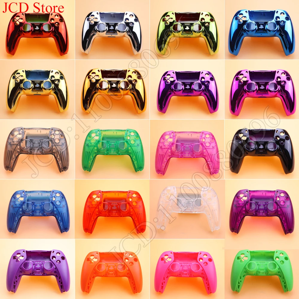 High quality DIY Electroplated Full Shell Plastic Shell, Suitable For PS5 Controller Replacement Parts Joystick