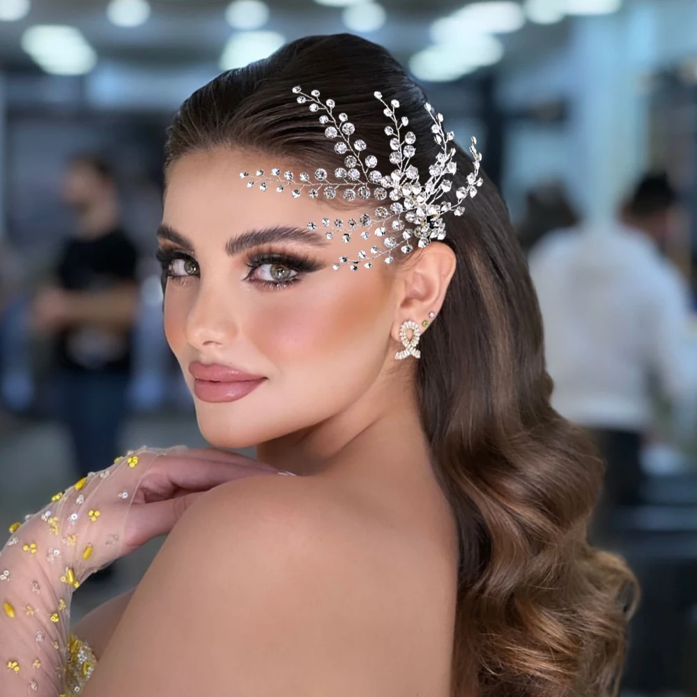 

DZ227 Newest Crystal Bridal Hair Combs Rhinestone Wedding Hair Accessories Fashion Women Headpiece Bridesmaids Hair Accessories