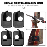 Black Plastic Arrow Rest Archery Right Hand and Left Hand for Recurve Bow Outdoor Hunting Sport Bow Arrow Equipment