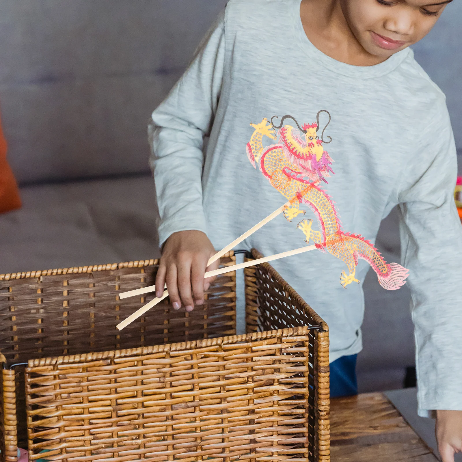 

Hand Puppet Making Shadow Pairing Toys Traditional Puppets for Kids Diy Chinese Finger Theater